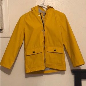 Kids yellow rain coat